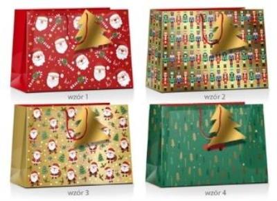 Torba prezentowa Boże Narodzenie Grand 32,2x12x26. Wydawca: PAN DRAGON. SmakLiter.pl Opakowanie Torba prezentowa Boże Narodzenie Grand 32,2x12x26