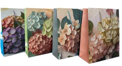 Opakowanie Torba prezentowa L kwiaty MIX