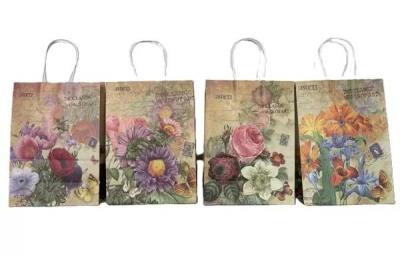 Opakowanie Torba prezentowa M kwiaty MIX