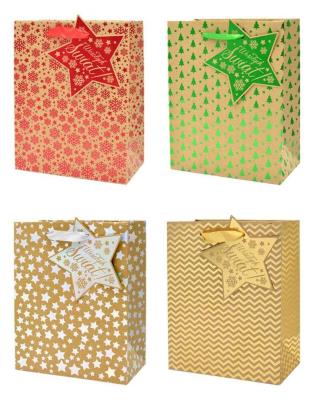 Opakowanie Torba QPL Boże Narodzenie Kraft MIX