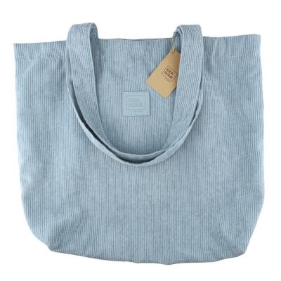 Opakowanie Torba sztruksowa Manhattan błękitna