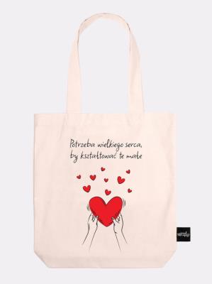 torba/ WIELKIE SERCE. Wydawca: Nadwyraz. SmakLiter.pl Opakowanie torba/ WIELKIE SERCE