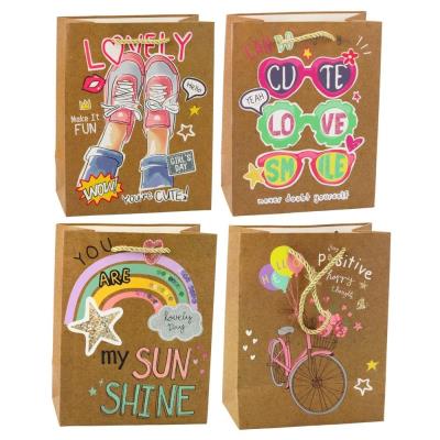 Opakowanie Torbka prezentowa 23x18x10,5cm MIX