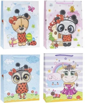 Opakowanie Torebka dziecięce 18x24x8cm mix ROZETTE