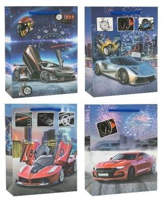 Opakowanie Torebka dziecięce brokat 26x32x10cm mix ROZETTE