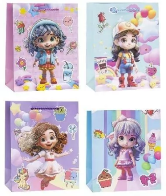 Opakowanie Torebka dziecięce Pop-Up 3D 18x23x8cm mix ROZETTE