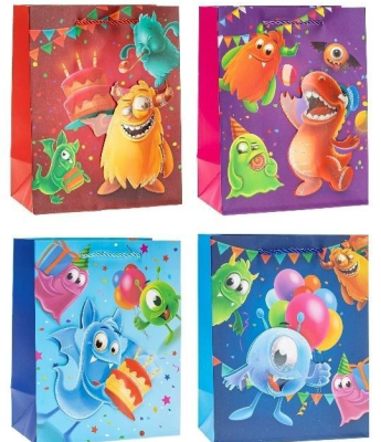 Opakowanie Torebka dziecięce Pop-Up 3D 26x32x10cm mix ROZETTE