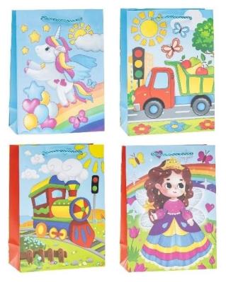 Opakowanie Torebka dziecięce Pop-Up 3D 31x40x12cm mix ROZETTE