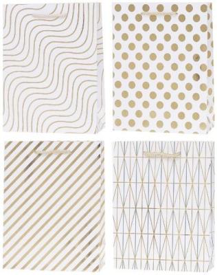 Opakowanie Torebka Lux 31x42x12cm hot-stamp mix ROZETTE