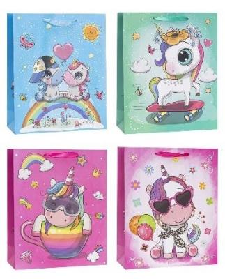 Opakowanie Torebka ozdobna 18x23x8cm dziecięce mix ROZETTE