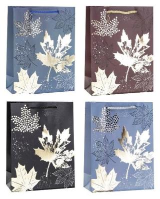 Opakowanie Torebka ozdobna 18x23x8cm hot-stamp mix ROZETTE