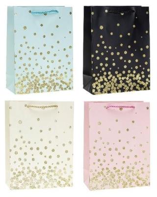 Opakowanie Torebka ozdobna 18x24x8cm hot-stamp mix ROZETTE