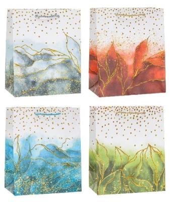 Opakowanie Torebka ozdobna 26x32x10cm brokat mix ROZETTE