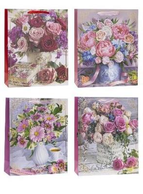 Opakowanie Torebka ozdobna 26x32x12cm mix ROZETTE