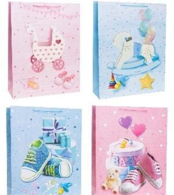 Torebka ozdobna 43x55x15cm szerokie dno mix. Wydawca: ROZETTE. SmakLiter.pl Opakowanie Torebka ozdobna 43x55x15cm szerokie dno mix