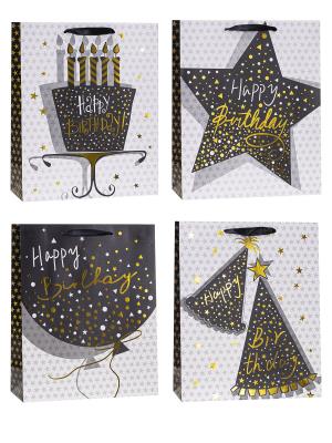 Opakowanie Torebka ozdobna brokat 18x23x8cm mix ROZETTE