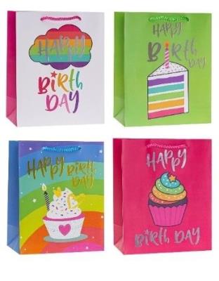 Opakowanie Torebka ozdobna hot stamp 31x42x12cm mix ROZETTE