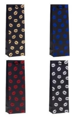 Opakowanie Torebka ozdobna na butelkę 12x36x9cm mix ROZETTE