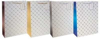 Opakowanie Torebka ozdobna PL-9 duża Złocona Serduszka mix