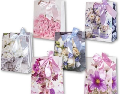 Opakowanie Torebka ozdobna Premium z kokardą PL-6 średnia