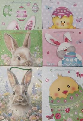 Torebka ozdobna złocona Wielkanocna średnia mix. Wydawca: Panorama. SmakLiter.pl Opakowanie Torebka ozdobna złocona Wielkanocna średnia mix