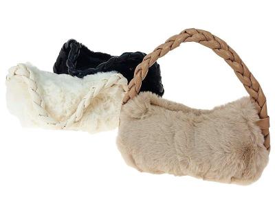 Opakowanie Torebka pluszowa na ramię 30x18x8cm MIX