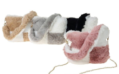 Opakowanie Torebka pluszowa z łańcuszkiem MIX