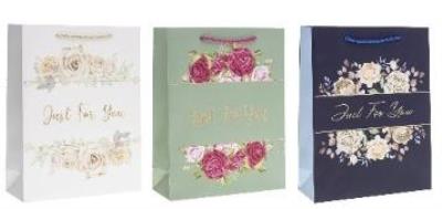 Opakowanie Torebka prezentowa 26x32x10cm mix ROZETTE