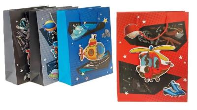 Opakowanie Torebka prezentowa 32x26x10cm pompon MIX