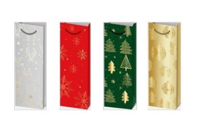 Opakowanie Torebka prezentowa butelka Boże Narodzenie platera