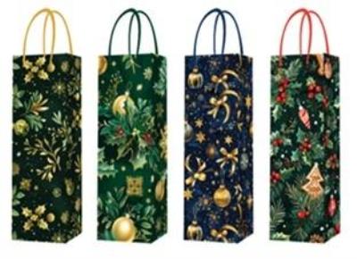 Opakowanie Torebka prezentowa butelka Boże Narodzenie platera