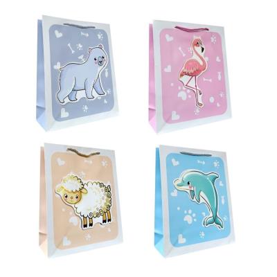 Torebka prezentowa dziecięca L 3D mix. Wydawca: JU-PITER. SmakLiter.pl Opakowanie Torebka prezentowa dziecięca L 3D mix