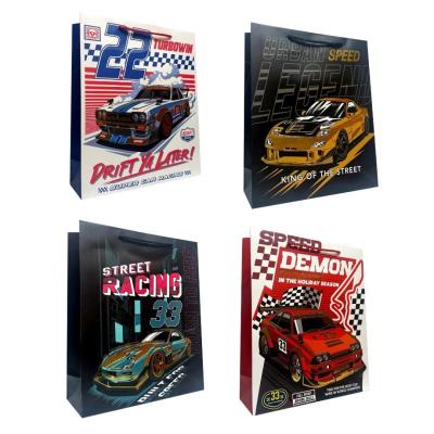 Opakowanie Torebka prezentowa dziecięca L matal. Racing mix