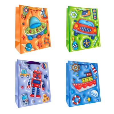 Torebka prezentowa dziecięca M chłopiec mix. Wydawca: JU-PITER. SmakLiter.pl Opakowanie Torebka prezentowa dziecięca M chłopiec mix