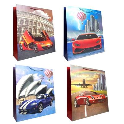 Torebka prezentowa dziecięca XL sports car mix. Wydawca: JU-PITER. SmakLiter.pl Opakowanie Torebka prezentowa dziecięca XL sports car mix