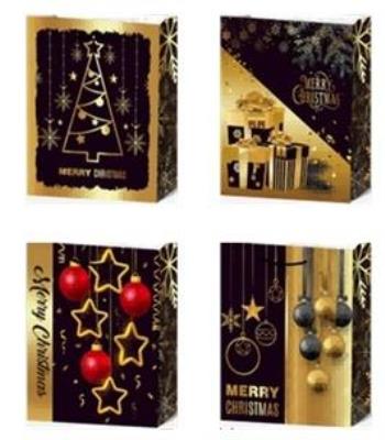 Opakowanie Torebka prezentowa L Boże Narodzenie platera mix