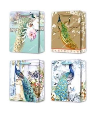 Opakowanie Torebka prezentowa L Pawie