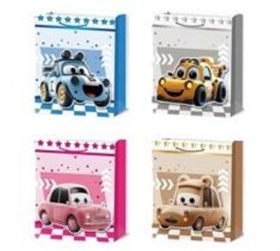 Torebka prezentowa L Pojazdy mix. Wydawca: W&K. SmakLiter.pl Opakowanie Torebka prezentowa L Pojazdy mix