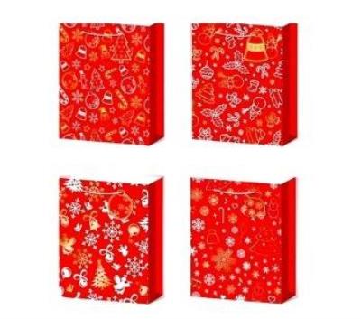 Opakowanie Torebka prezentowa M Boże Narodzenie brokat mix