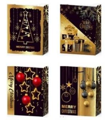 Opakowanie Torebka prezentowa M Boże Narodzenie platera mix