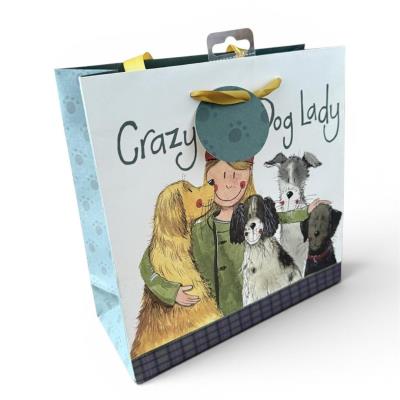Opakowanie Torebka prezentowa mała - Crazy Dog Lady Psiara
