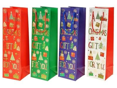 Opakowanie Torebka prezentowa na butelkę MIX