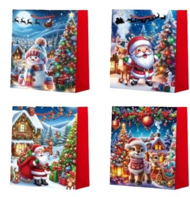 Opakowanie Torebka prezentowa S Boże Narodzenie mix