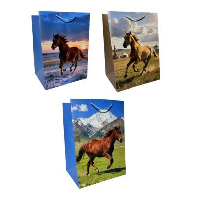 Opakowanie Torebka prezentowa uniwersalna L szerokie dno mix