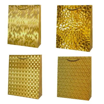 Opakowanie Torebka prezentowa uniwersalna L Złota mix