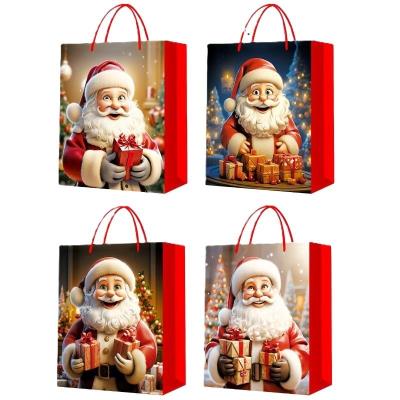 Opakowanie Torebka prezentowa XS Boże Narodzenie brokat mix