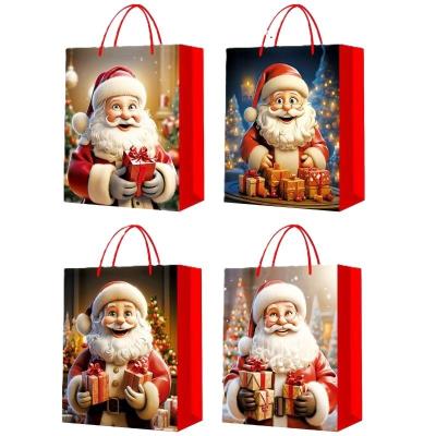 Opakowanie Torebka prezentowa XXL Boże Narodzenie szerokie