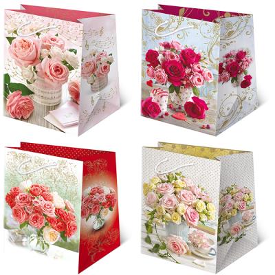 Opakowanie Torebki ozdobne T16-120 Czerwone Róze 10 sztuk