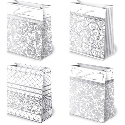 Opakowanie Torebki ozdobne T4-9 Białe grafika 10 sztuk