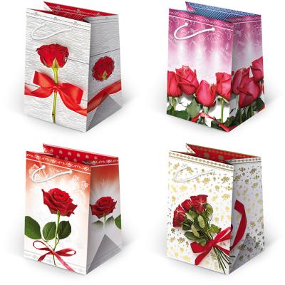 Opakowanie Torebki ozdobne TT5-22 Czerwone Róże 10 sztuk